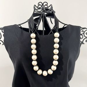 Pearl Necklace and Earrings